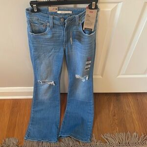 Levi’s flared ripped jeans 726 flare, size 26